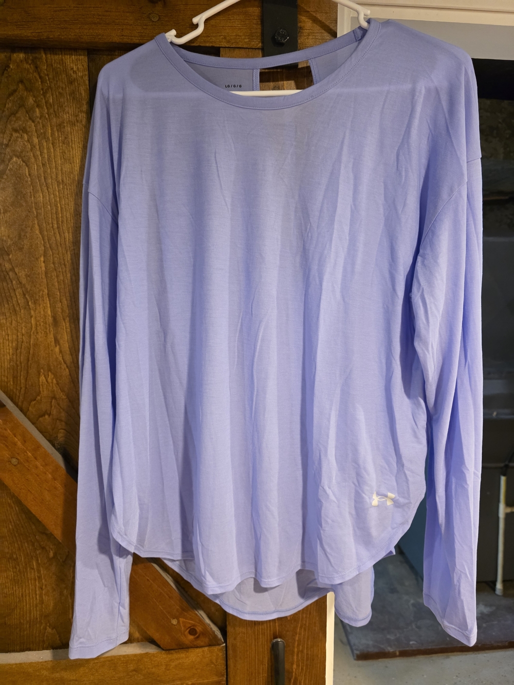 Under Armour Light Lavender Long Sleeve Athletic Top